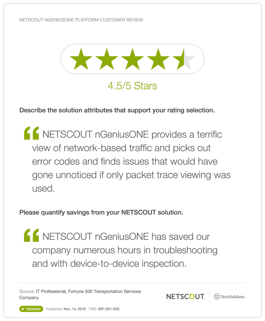 2016 Netscout 客戶調查報告 | 專業資安代理商 - CipherTech 亞利安科技